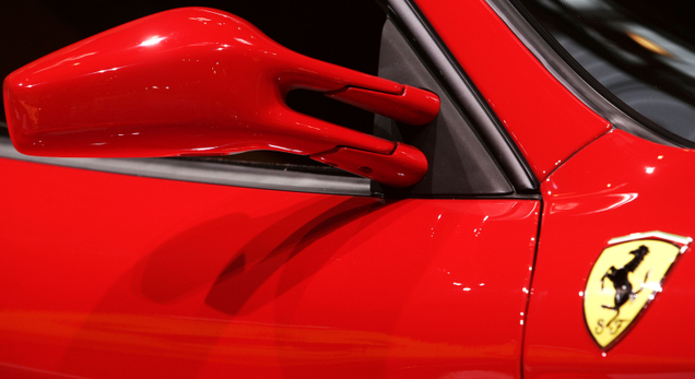 The new F430 Ferrari is seen at the annual motor show September 24, 2004 in Paris, France.